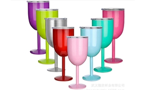 L082# 12oz vacuum mug for wine for brand/ promotion/gift